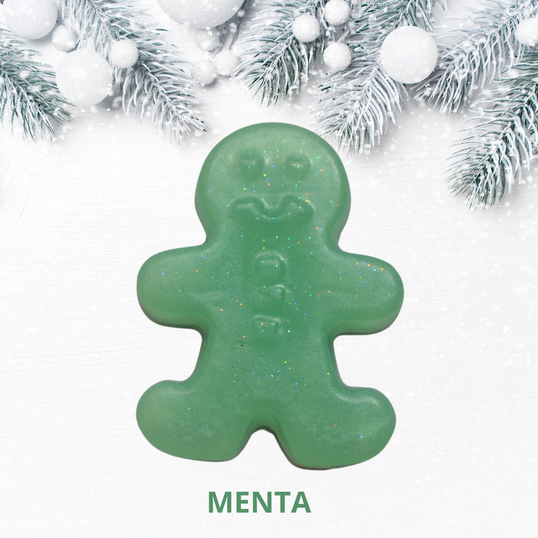 Jabón Navideño Gingerbread Man de Menta